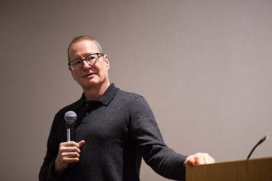 Former Boston film critic Stephen Schiff gave BU students a look inside the writers’ room on the FX series The Americans at Cinematheque.