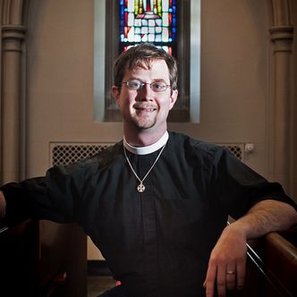 Brother Lawrence Whitney, University chaplain for community life at Marsh Chapel