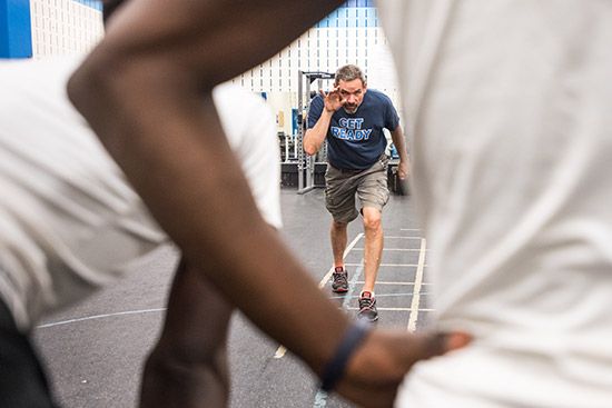 John McCarthy coaching students