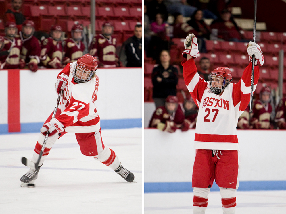 Tara Watchorn scores for the Terriers.