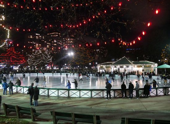 Frog Pond at the Boston Common