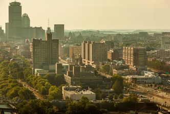 Boston University skyline