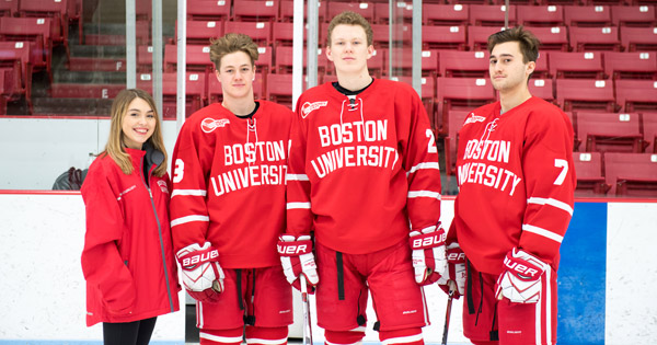 boston university hockey hoodie