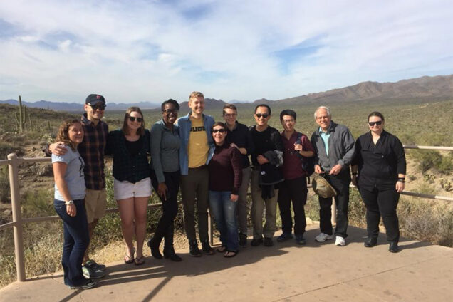 Boston University School of Theology students in Arizona during a study abroad trip to the US-Mexico border to learn about immigrant ministry