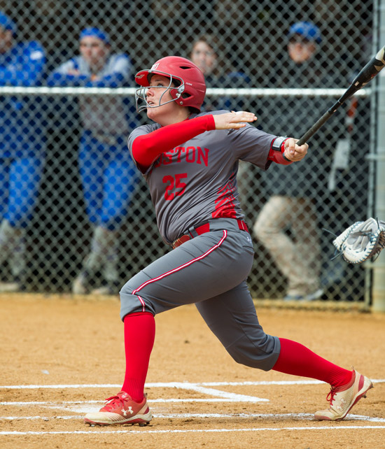Alex Heinen at bat