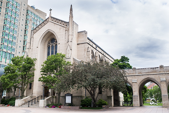 Marsh Chapel at the Boston University Charles River Campus