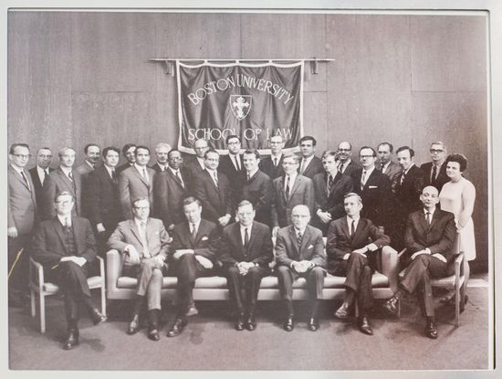 LAW faculty in 1968