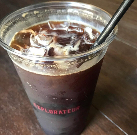 iced coffee from Explorateur