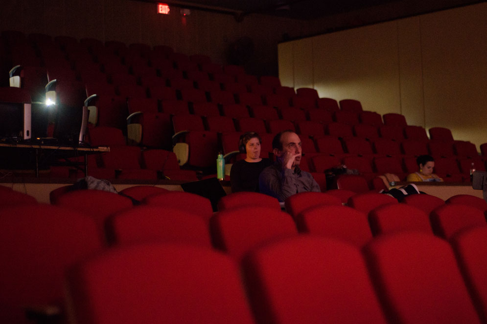 Director Yo-Ll Cassell observes the dress rehersal