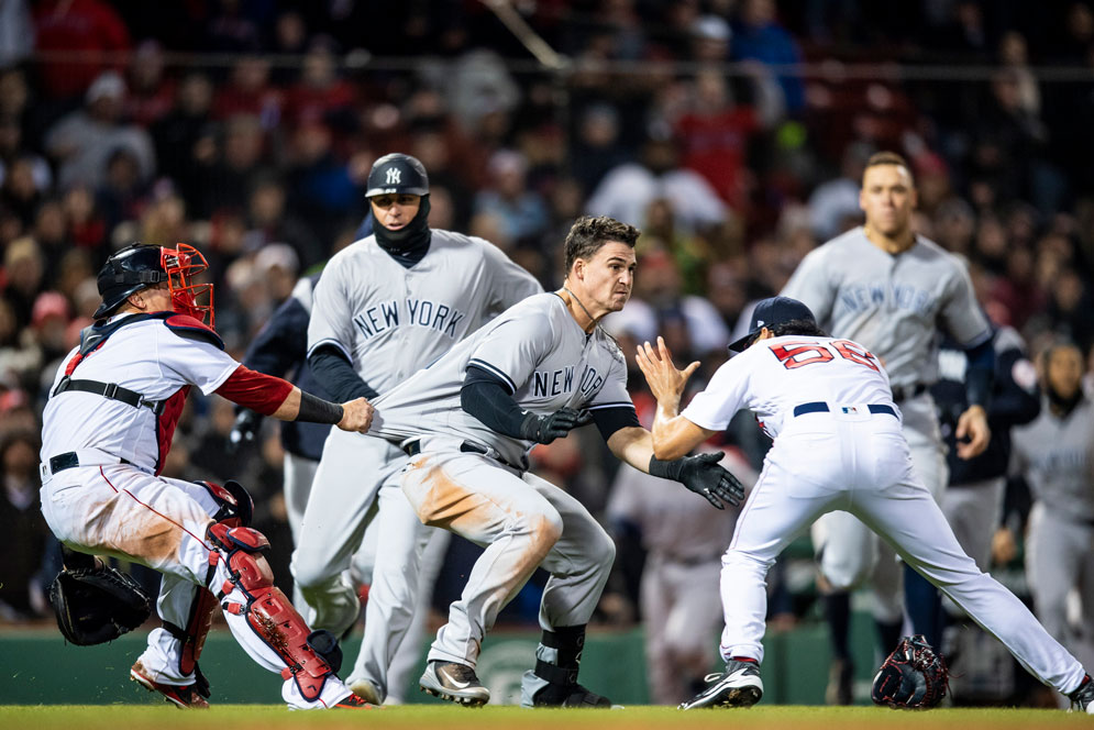 A brawl with the yankees