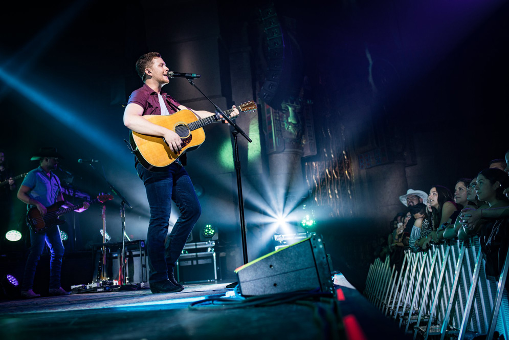 Scotty McCreery performs onstage