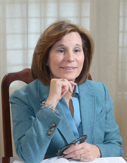 Portrait of Gloria Waters, Vice president and associate provost for research, in her office