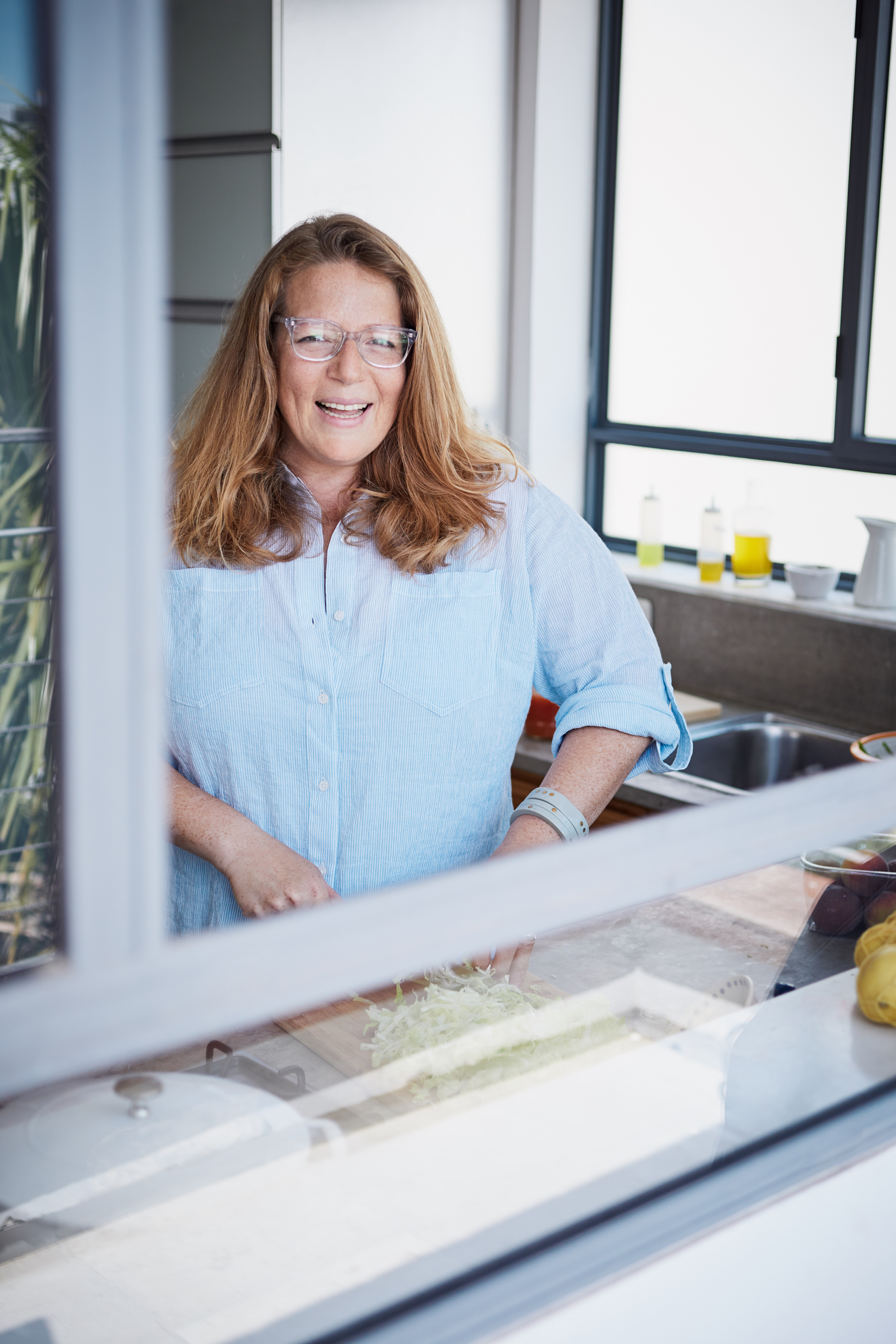 Adeena Sussman in her kitchen