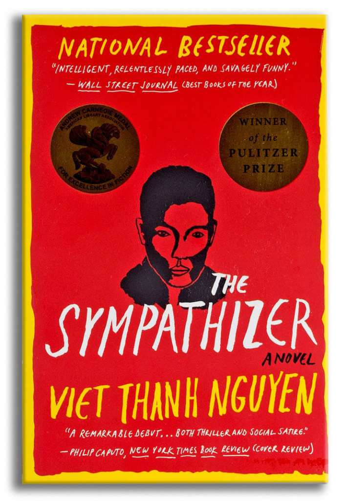 The book cover of the National Bestseller "The Sympathizer" by Viet Thanh Nguyen