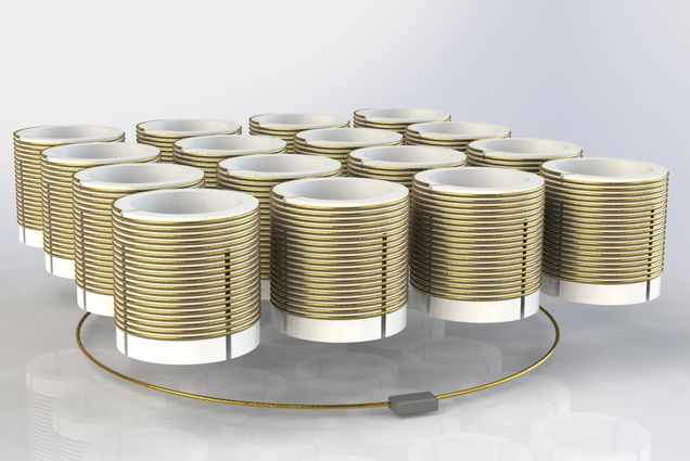 illustration of magnetic metamaterials used to enhance magnetic resonance imaging (MRI)