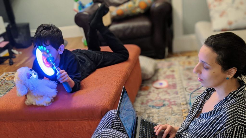 Nermeen Dashoush, a clinical assistant professor of early childhood education says allow boredom to creep in.