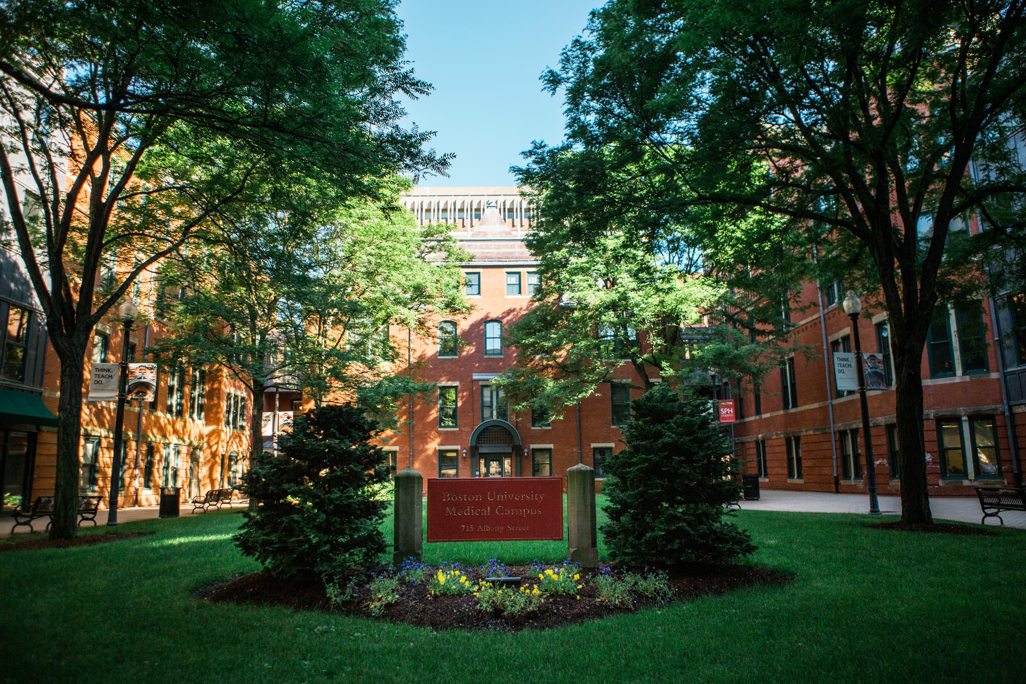 A photo of BU's MED campus