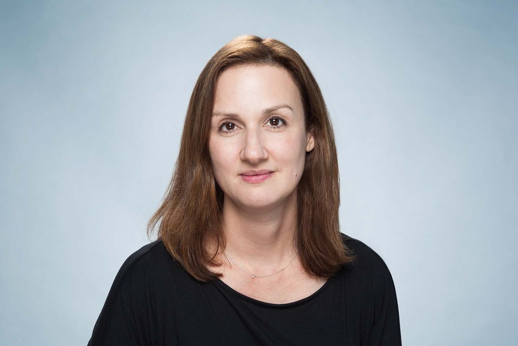 Portrait of Catherine Klapperich, Director of the Boston University Precision Diagnostics Center at the College of Engineering