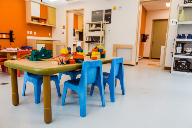 A photo of the new BU Children's Center