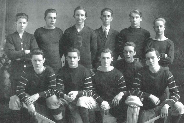 The first-ever Boston University hockey game was played on February 6, 1918, at Boston Arena against a group from Boston College. BC won the contest, 3-1
