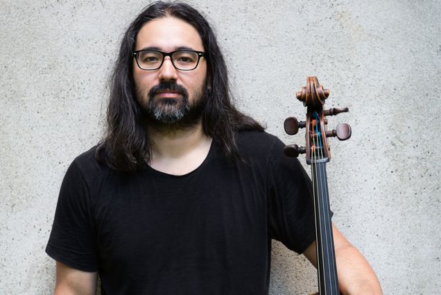 Japanese American cellist Leo Eguchi (CFA’02). Photo by Justine Cooper