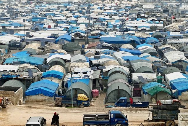 Refugee camp where more than 1 million people live Atme camp Idlib Syria. Photo by iStock/Ahmet Akpolat