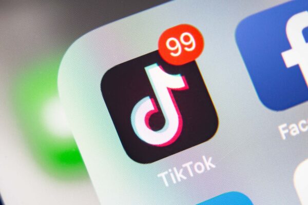 Photo: A screenshot of the "TikTok" app on an IPhone screen
