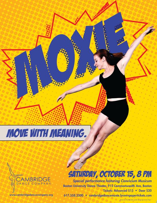 Cambridge Dance Company Moxie PosterV4