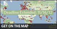 Get on the map, deadline extended: 11/16/2012