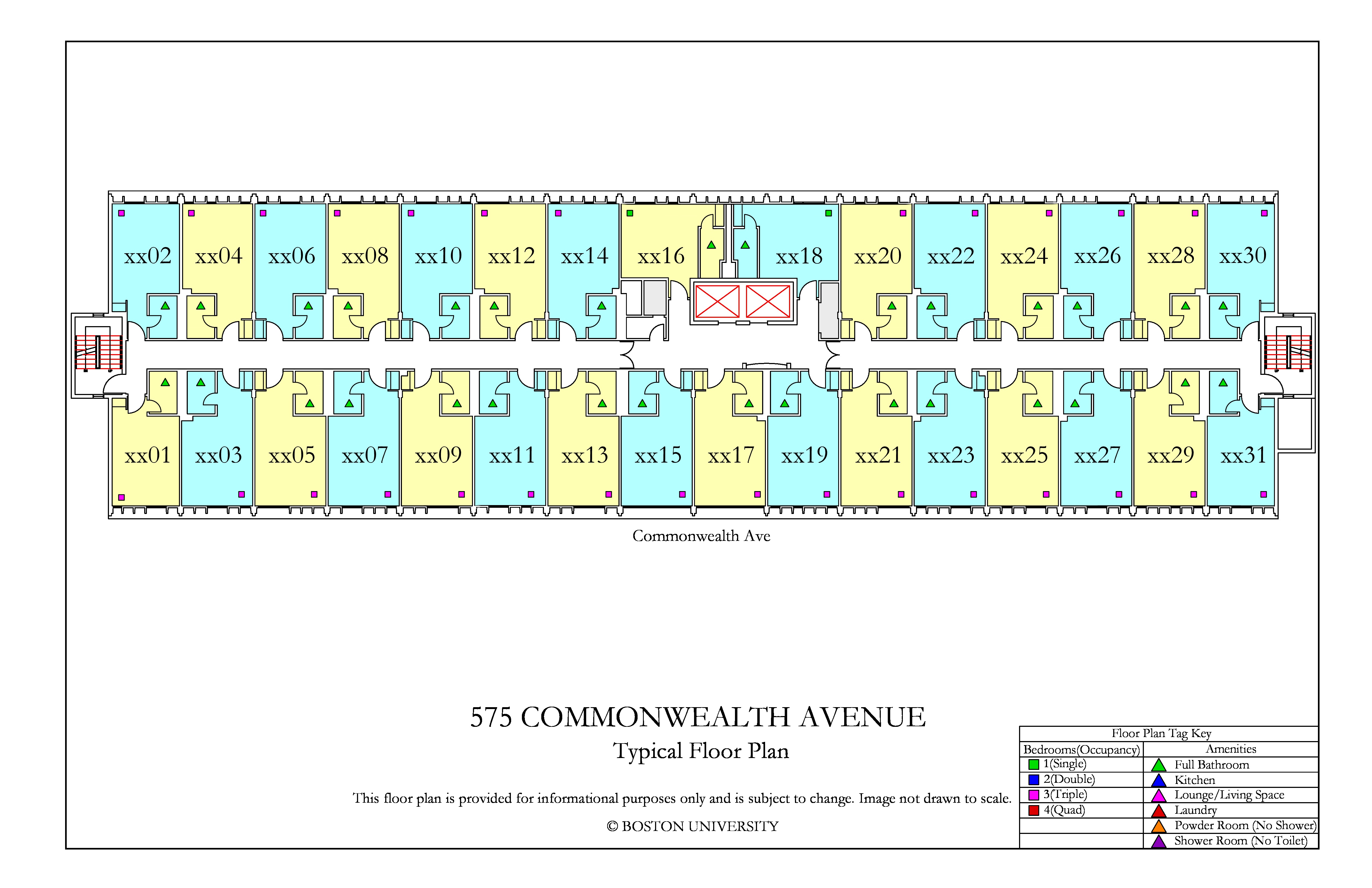 575 Commonwealth Ave Floor Plan » Housing Boston University