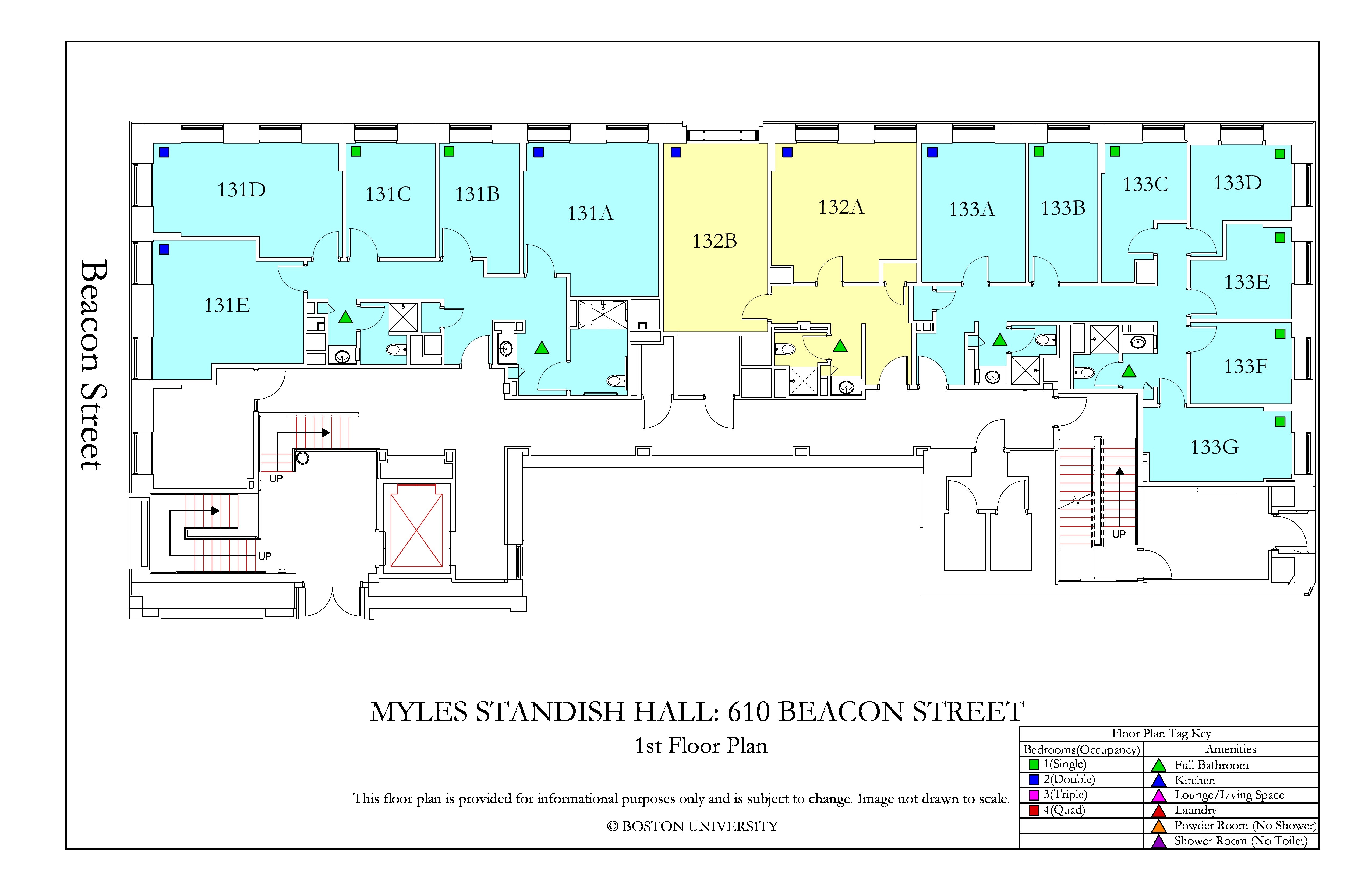 Myles Standish Hall Floor Plan » Housing Boston University
