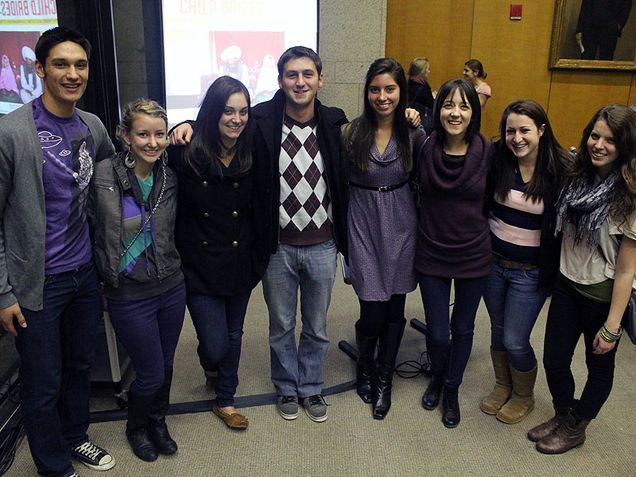 Camera-as-an-Agent KHC Students attend a panel on child brides at the Boston Public Library (Fall 2011)