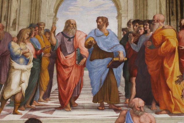 Raphael Plato and Aristotle