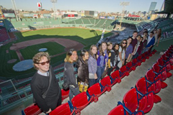 BU Students at Fenway Park