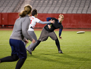 Ultimate Frisbee practice