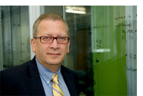 s13edx1 Azer Bestavros, who cochairs BU’s council exploring technology and education, says the online platform edX is a perfect fit for the University. Photo by Vernon Doucette