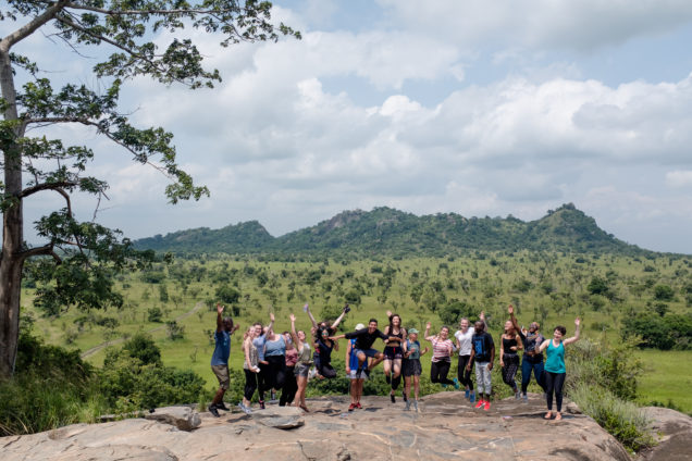 A day trip to the Shai Hills Resource Reserve located in Doryumu, Greater Accra. July 15, 2017. Students from Boston University participate in a study abroad program in partnership with Lancaster University Accra, Ghana. Photo: Nana Kofi Acquah Studios 2017