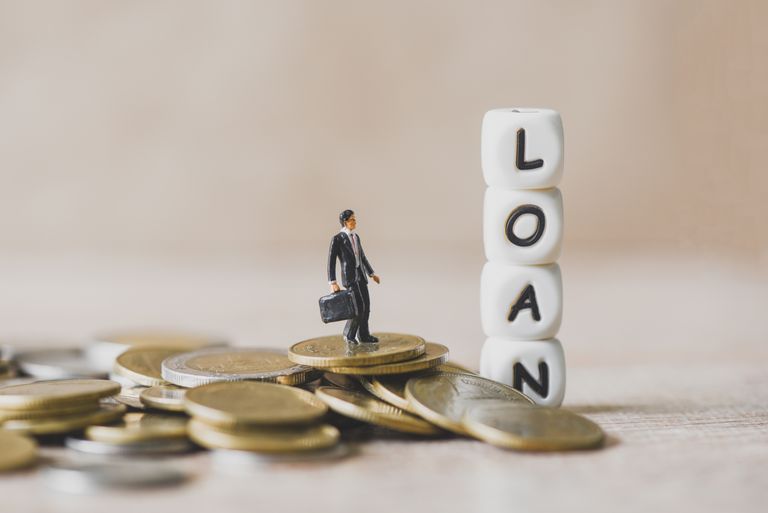 Financial loan concept image