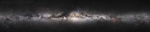 A side view of the Milky Way galaxy.  Credit | Digital Sky LLC via Wikimedia Commons