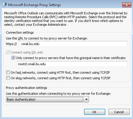 outlook exchange