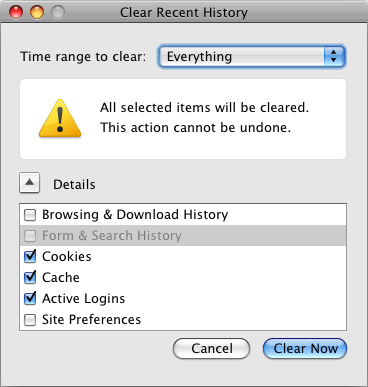 Empty Cache Outlook Mac