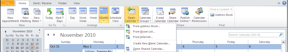 Reserving A Room Or Resource Through Its Shared Calendar TechWeb 