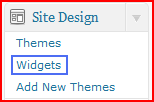 widgets