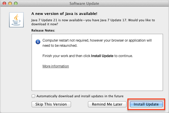 How Do You Update Java For Mac