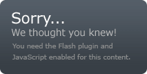 Click here to download the latest Flash player for your browser.