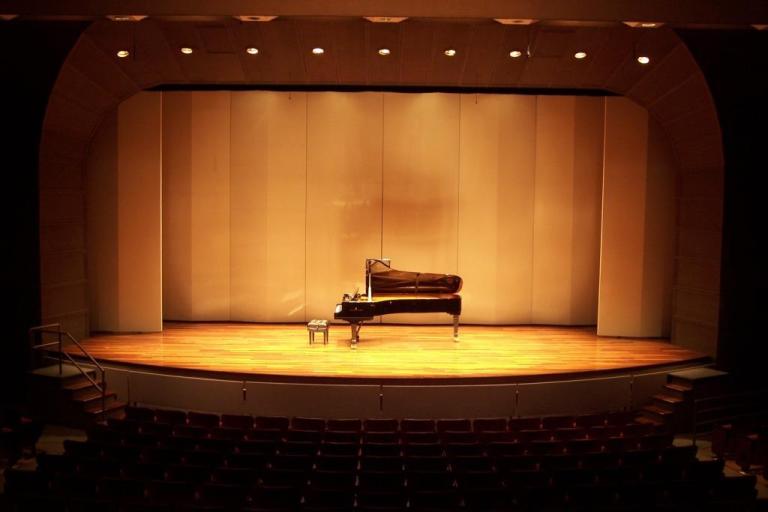 Orchestra Shell setups Tsai Performance Center