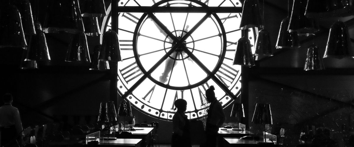 Behind the clock at Museum D'orsay