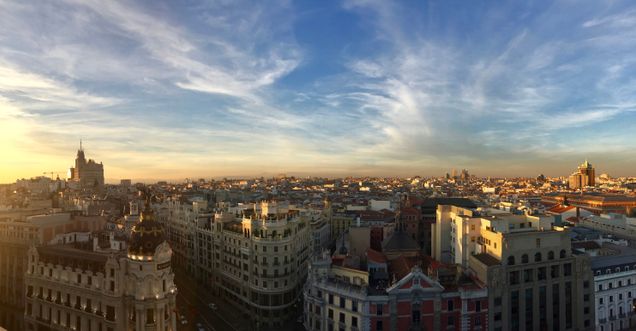 madrid skyline