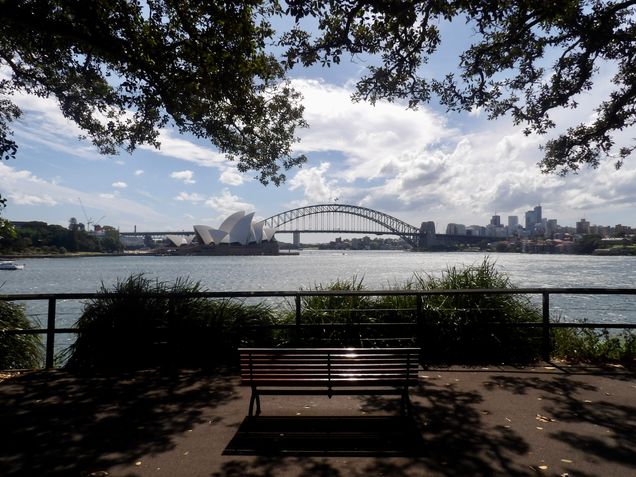 view of sydney harbow and opera house