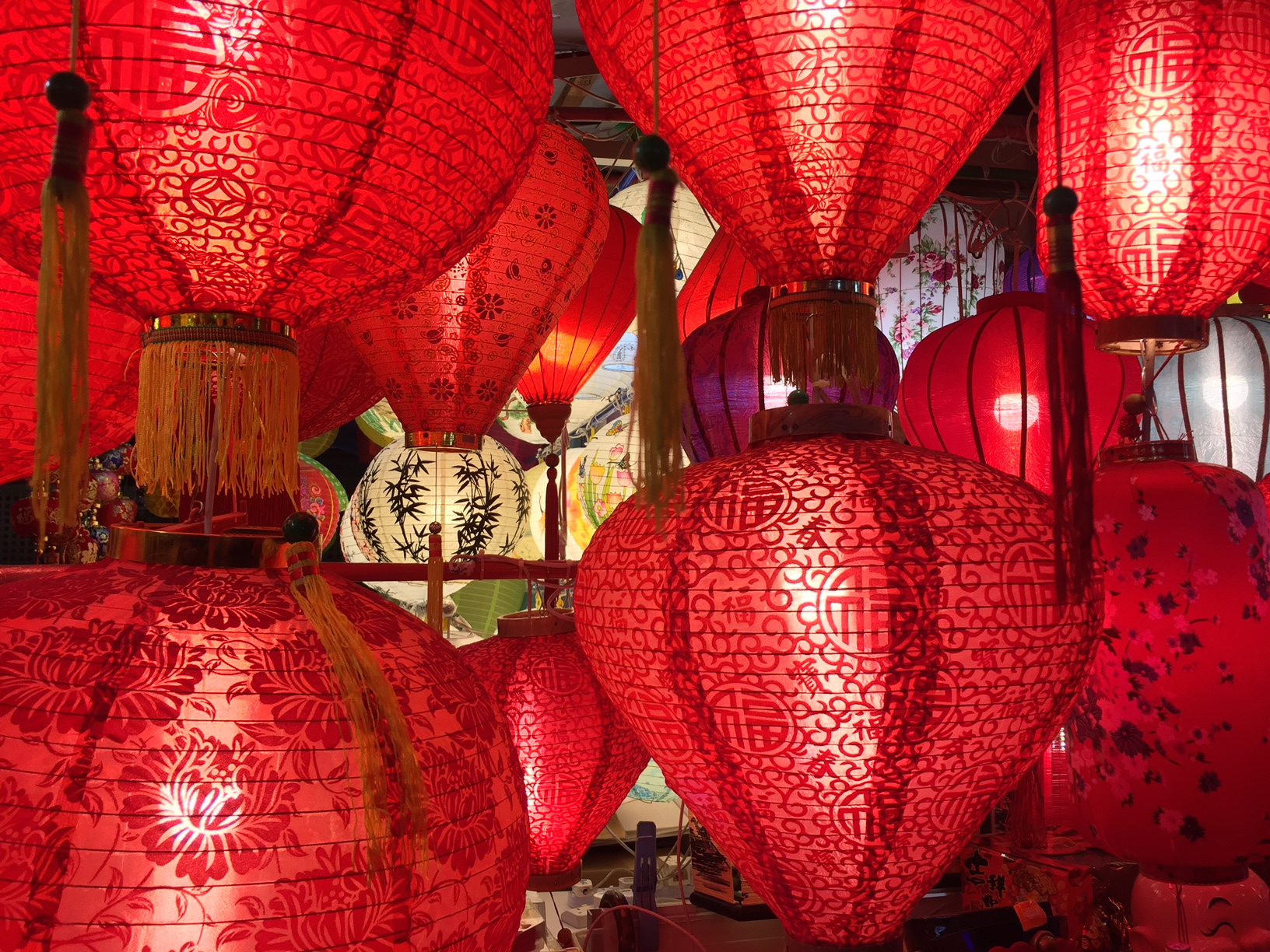 Red paper lanterns